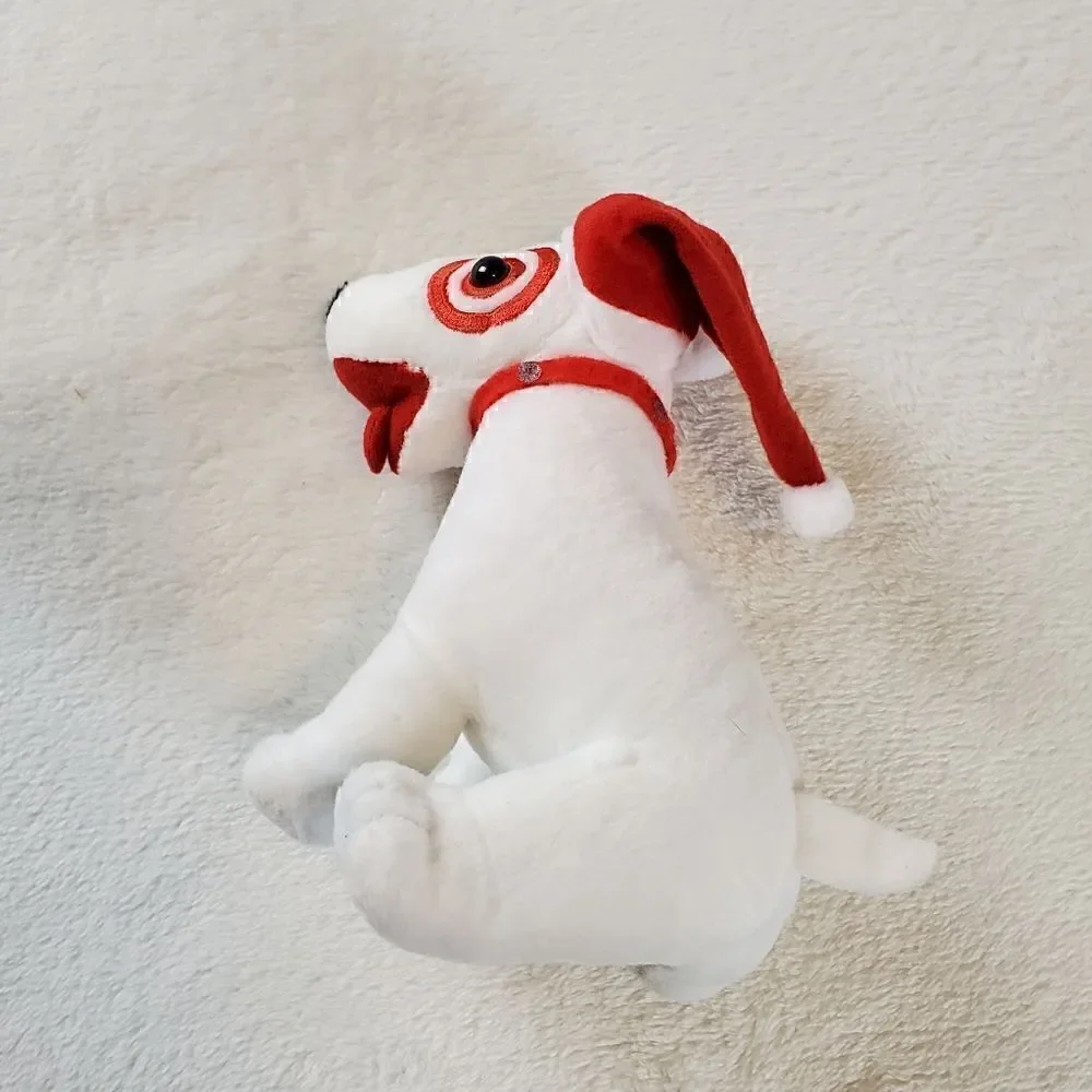 2006 Target Christmas Bull Terrier Bullseye Plush Beanie